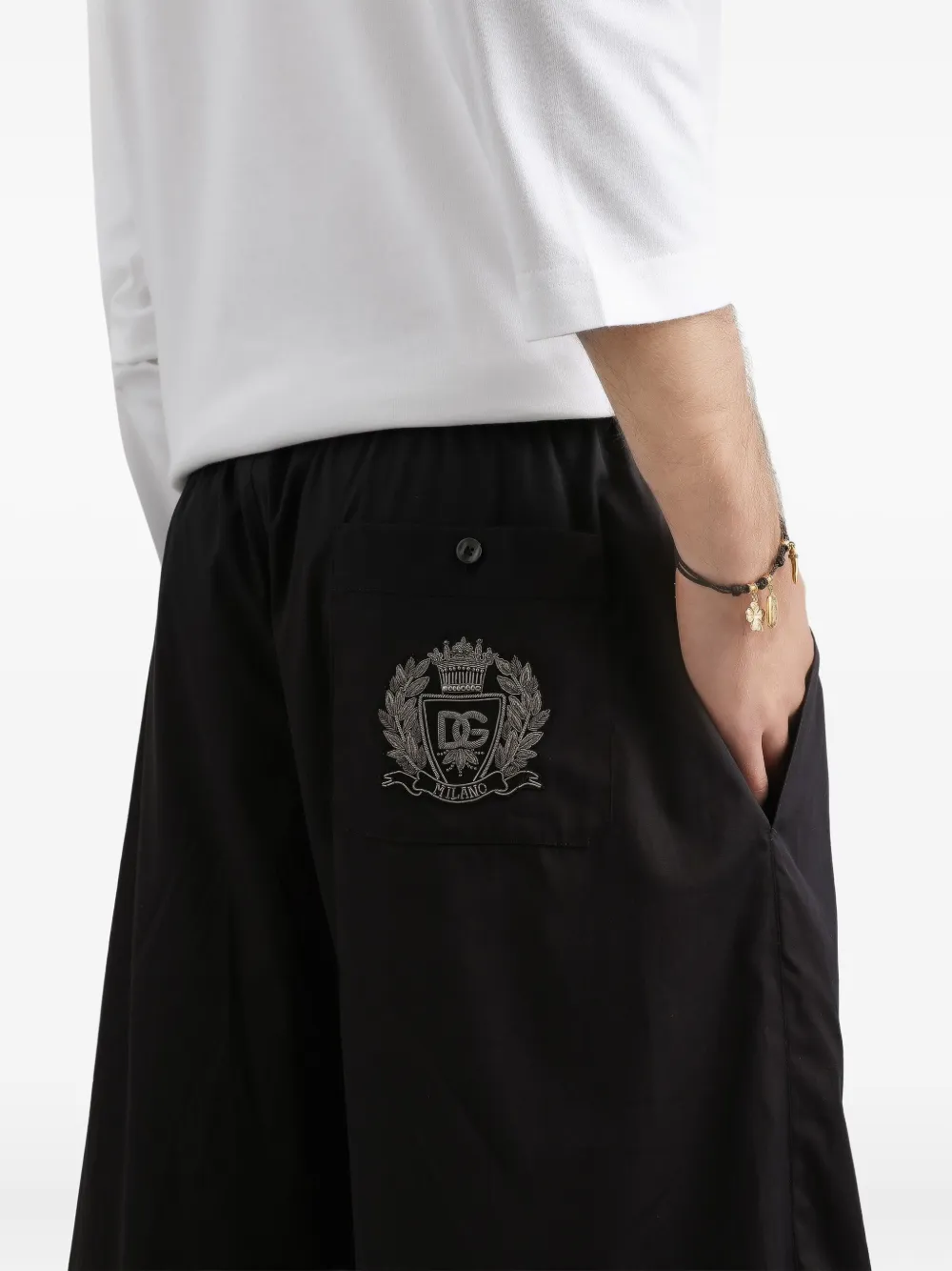 Dolce & Gabbana Shorts met trekkoord Zwart