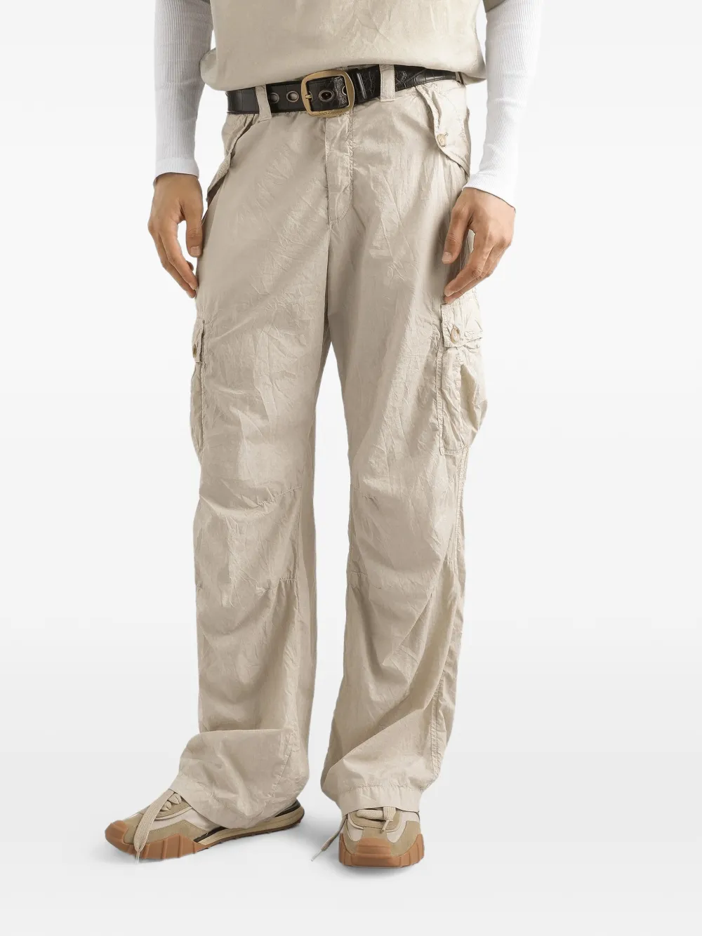 Dolce & Gabbana Popeline broek Beige