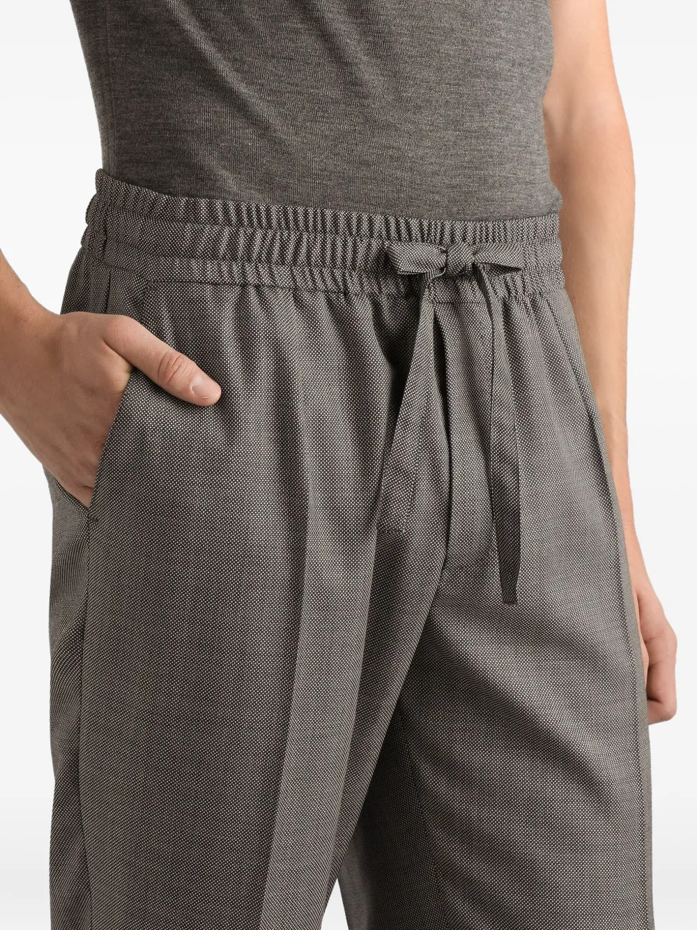 Dolce & Gabbana Broek met trekkoord Grijs