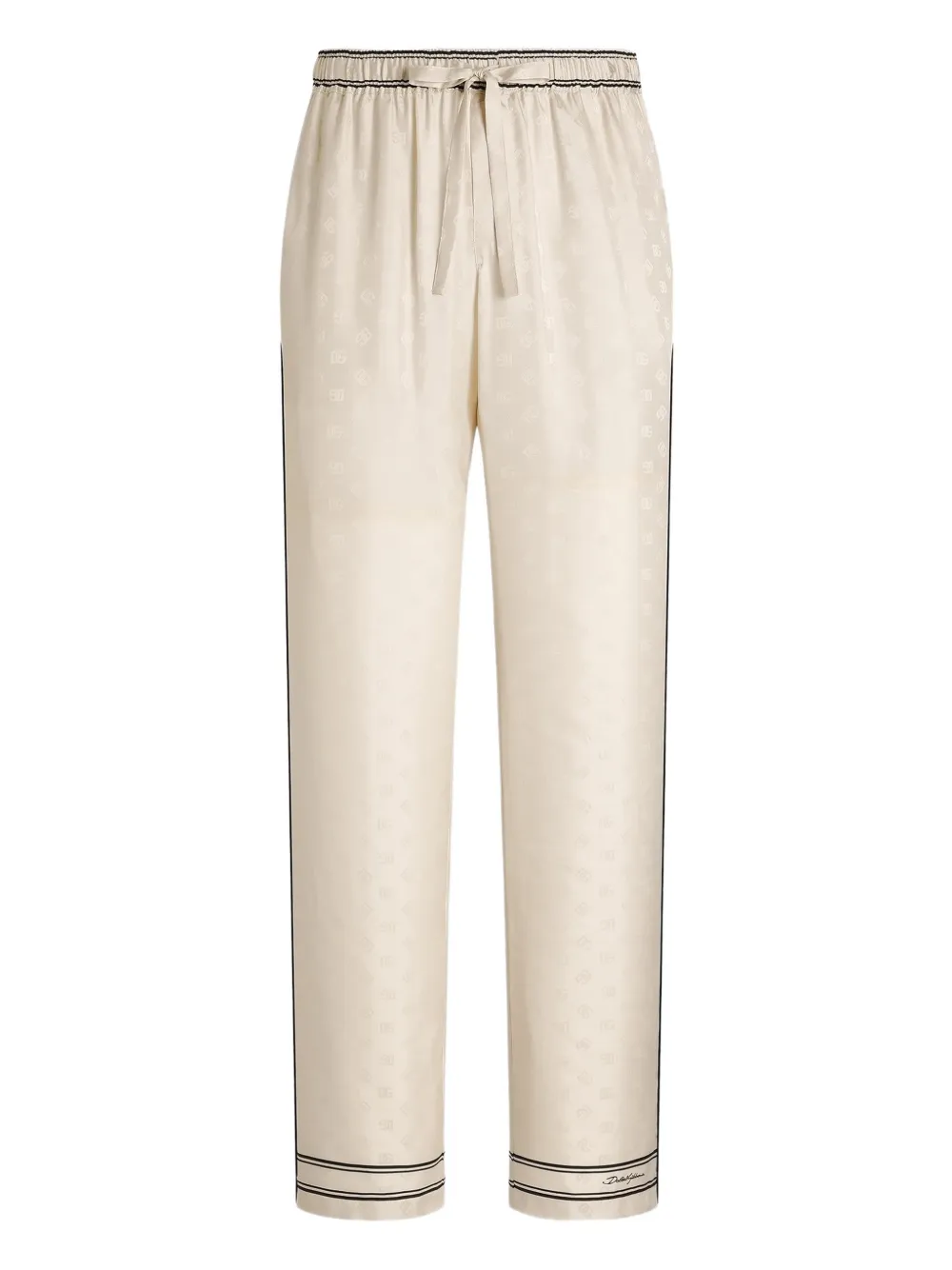 Dolce & Gabbana Gestreepte broek Beige