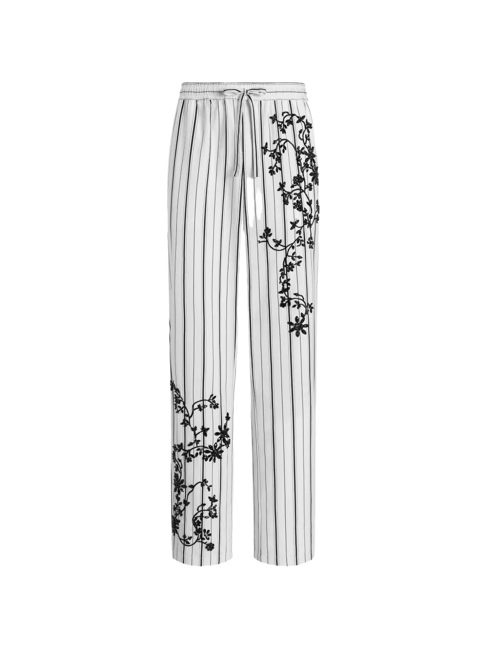 Dolce & Gabbana Pantaloni Vanity con ricamo - Bianco