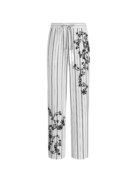 Dolce & Gabbana Vanity trousers with embroidery