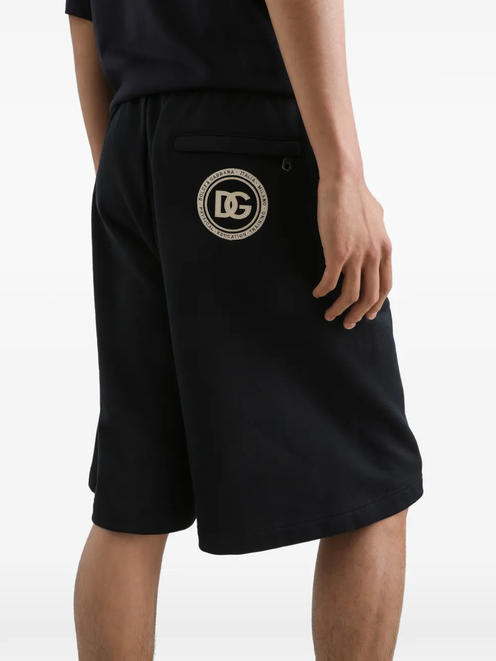 logo-detail track shorts