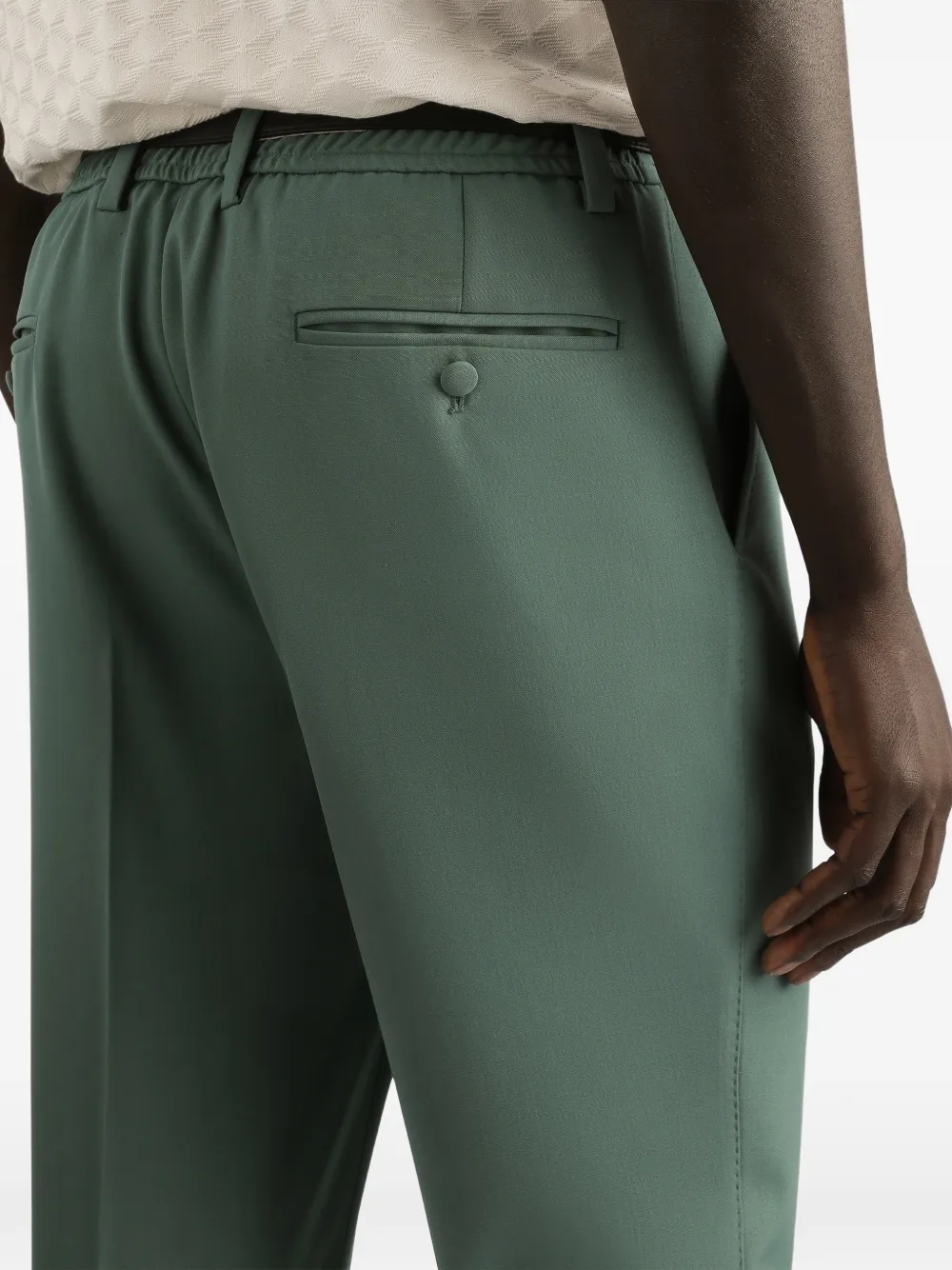 Dolce & Gabbana Popeline broek Groen