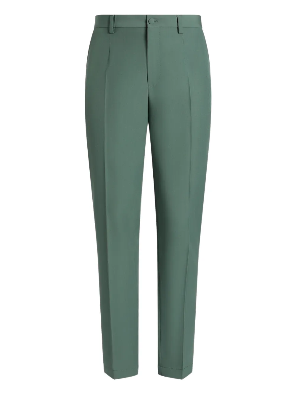 Dolce & Gabbana Buttoned Trousers In Green