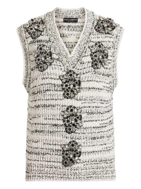 Dolce & Gabbana Intarsia pullover vest