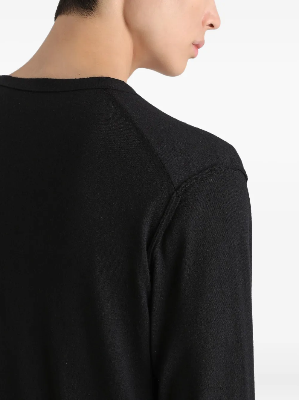 Dolce & Gabbana Vest met knopen en V-hals Zwart