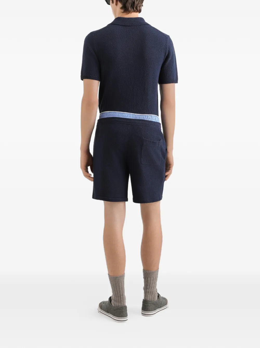 Dolce & Gabbana Gebreide shorts Blauw
