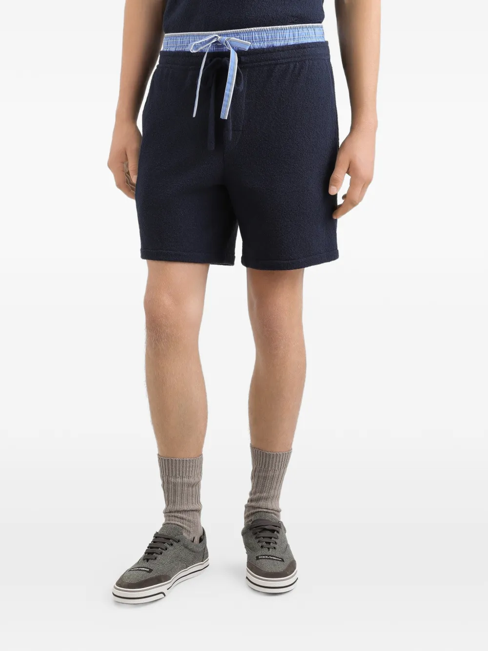 Dolce & Gabbana Gebreide shorts Blauw