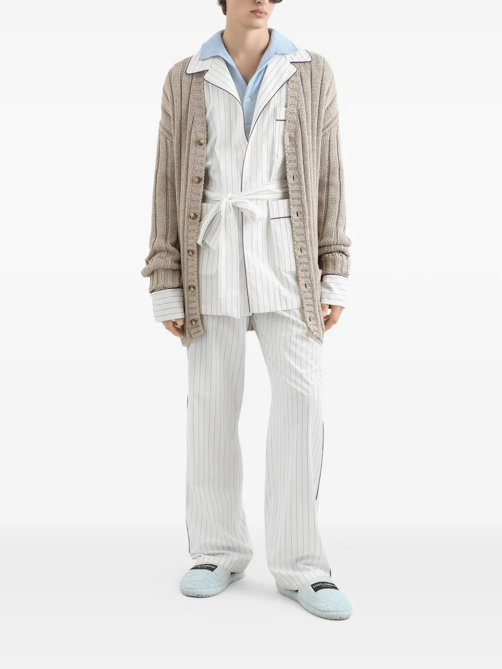 Dolce & Gabbana Vest van katoenblend Beige