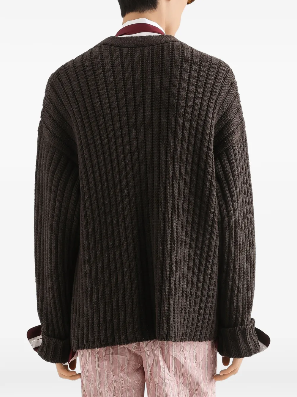 Dolce & Gabbana Vest van katoenblend Bruin