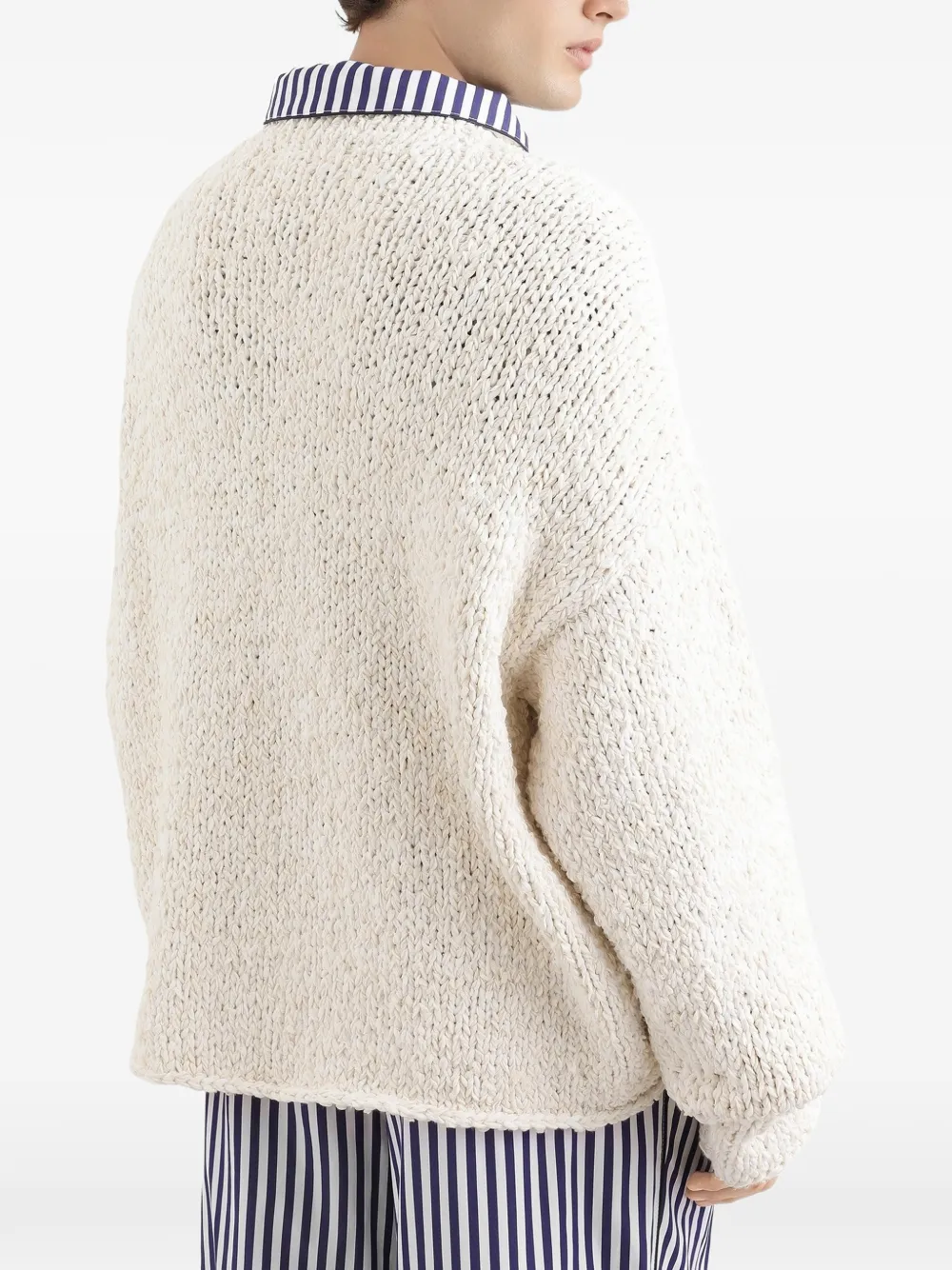 Dolce & Gabbana Trui van katoen-blend Beige