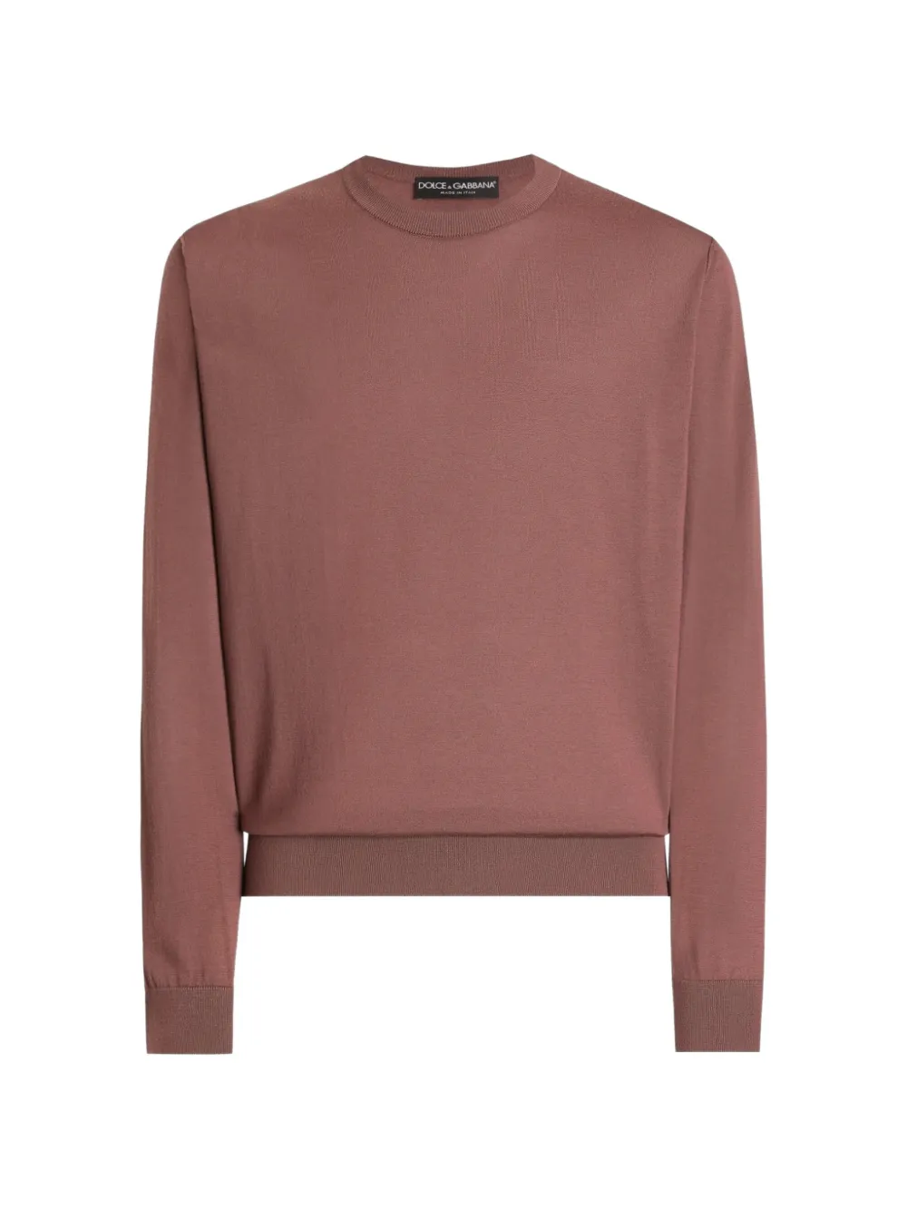 Dolce & Gabbana cashmere crewneck sweater - Brown