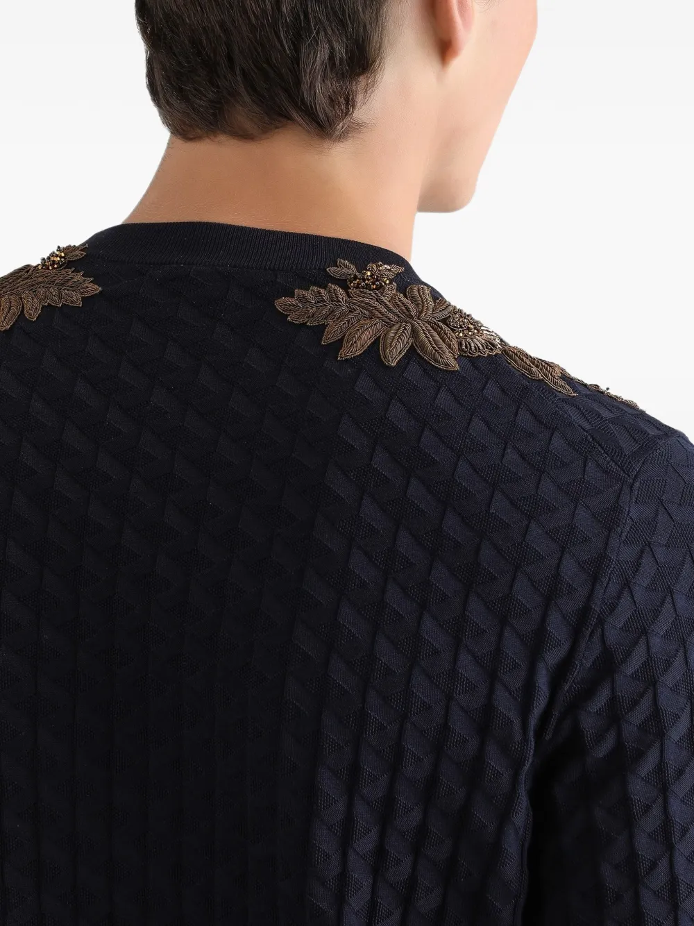Dolce & Gabbana Trui met verfraaid detail Blauw
