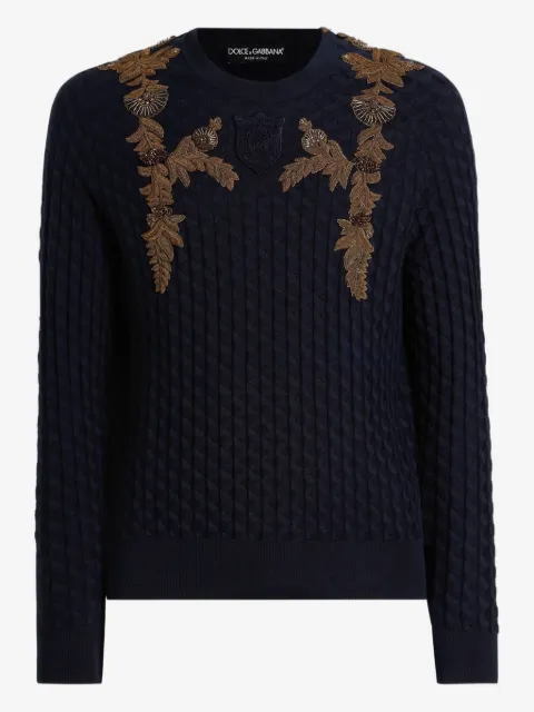 Dolce & Gabbana suéter con detalles
