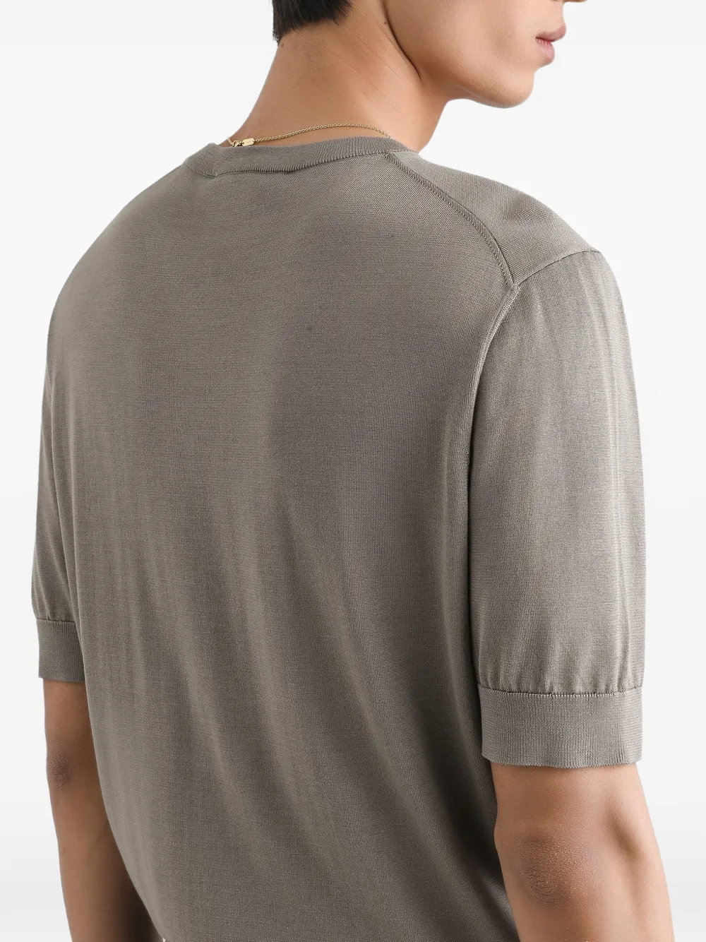 Dolce & Gabbana T-shirt met ronde hals Grijs