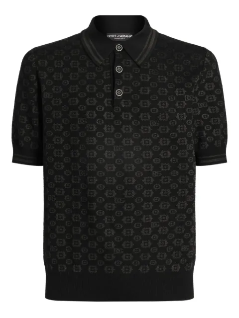 Dolce & Gabbana ジオメトリック ポロシャツ