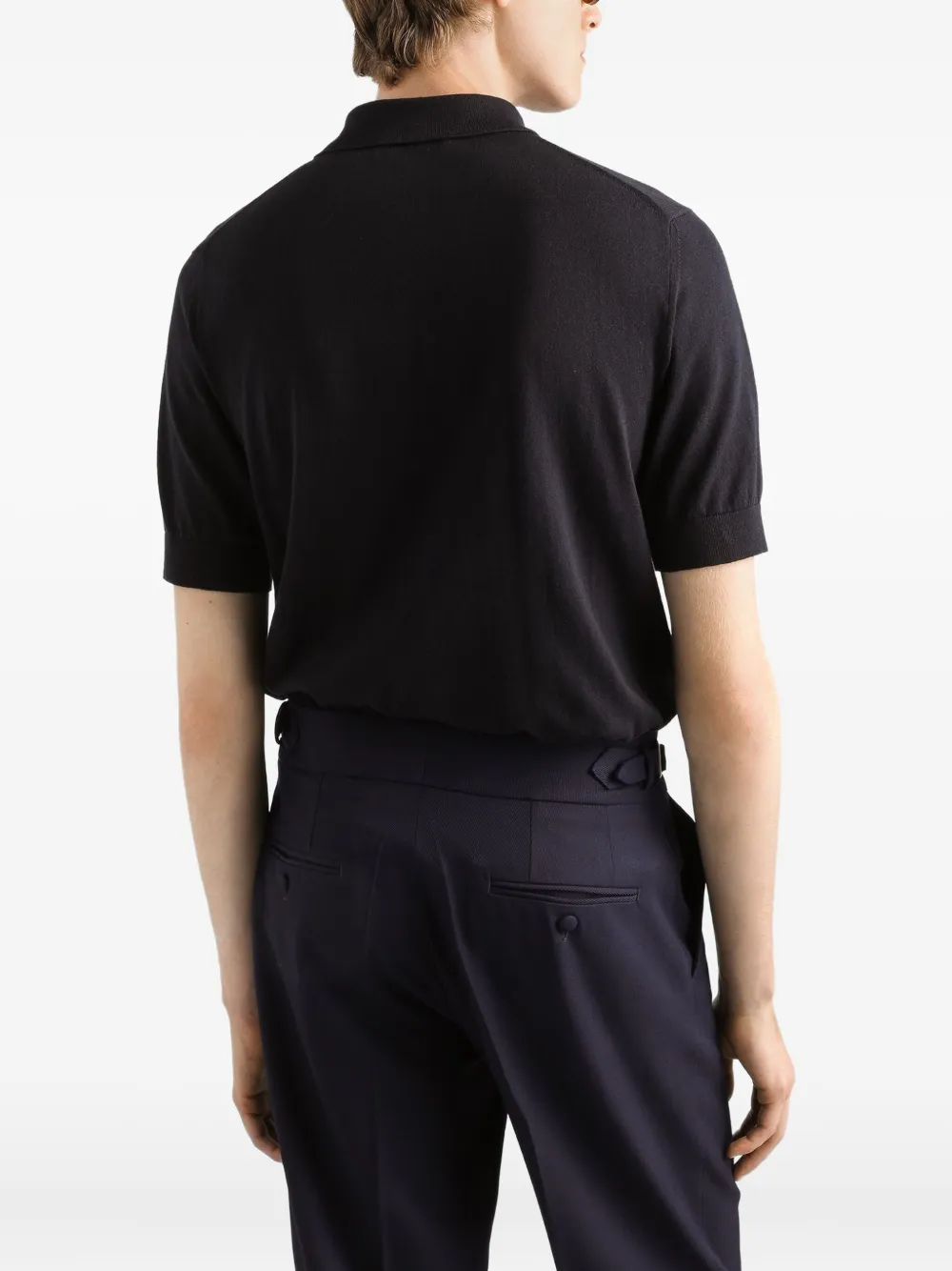 Dolce & Gabbana Poloshirt met knoopsluiting Blauw