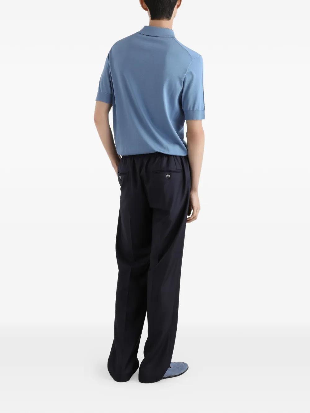 Dolce & Gabbana Poloshirt met knopen Blauw