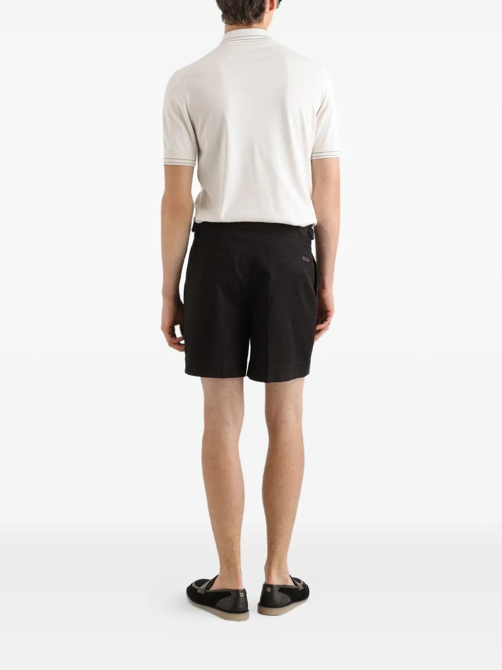 Dolce & Gabbana Poloshirt met logo afwerking Wit