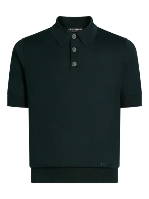 Dolce & Gabbana buttoned short-sleeve polo shirt