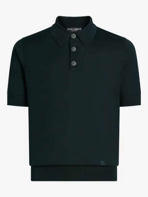 Dolce & Gabbana polo boutonné à manches courtes