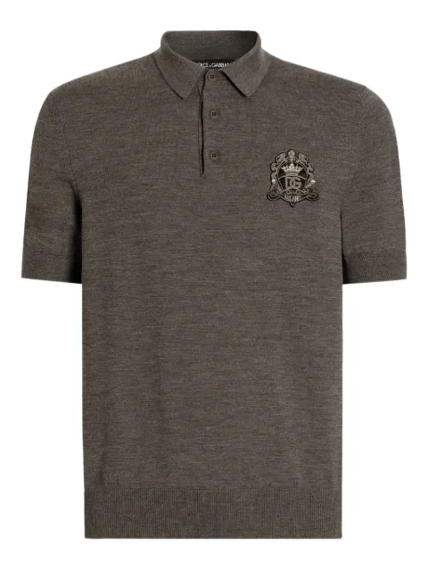 Dolce & Gabbana Polo con applicazione