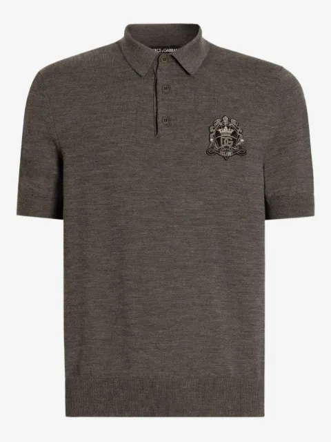 Dolce & Gabbana appliqué short-sleeve polo shirt