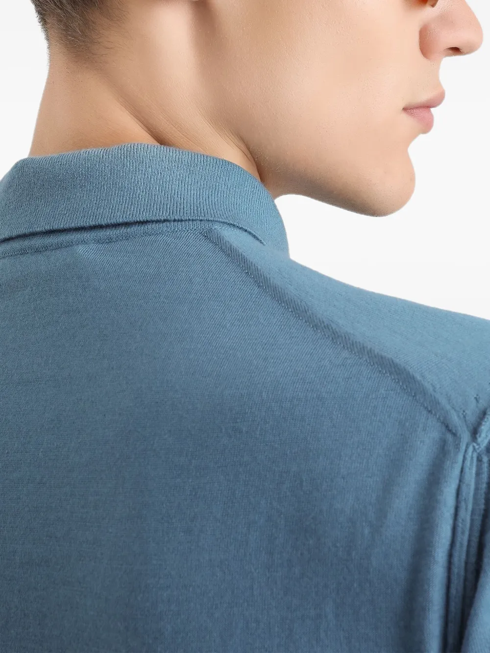 Dolce & Gabbana Gebreid poloshirt Blauw