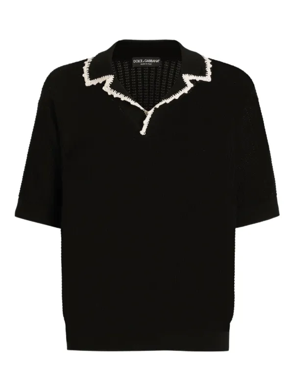 DOLCE&GABBANA D&G ケーブル編みニット Vネック 32466406_63774951_600.jpg