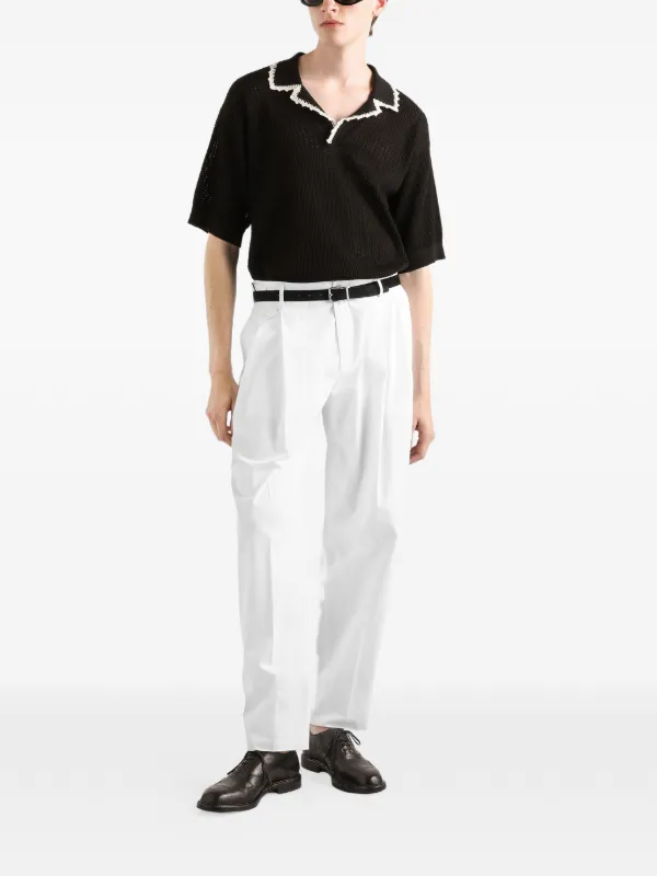 Dolce & Gabbana crochet-trim Sweater | Black | FARFETCH
