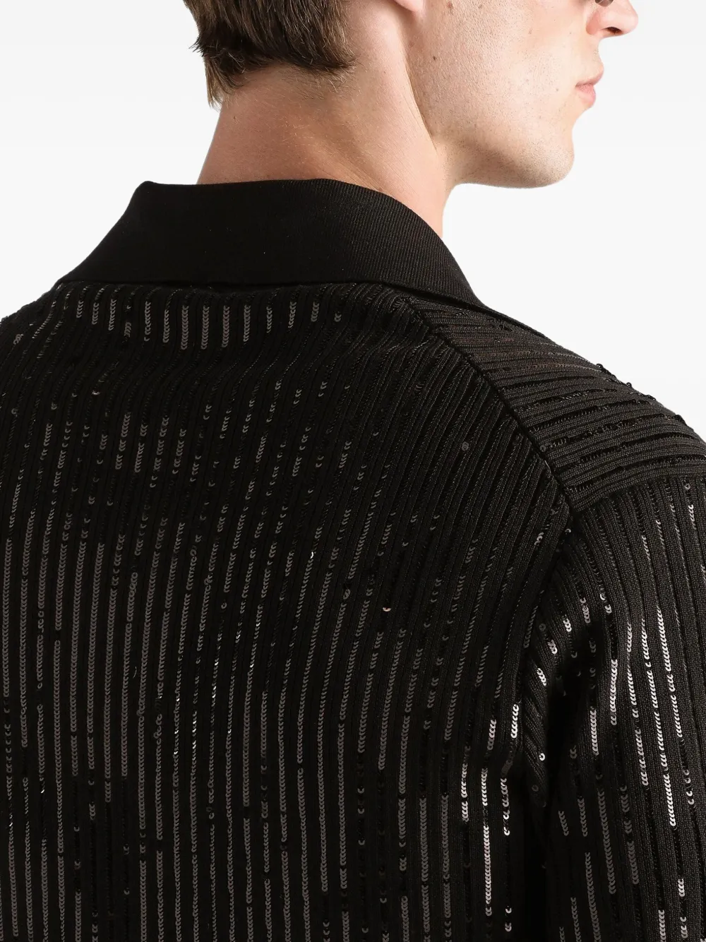 Dolce & Gabbana T-shirt met pailletten Zwart