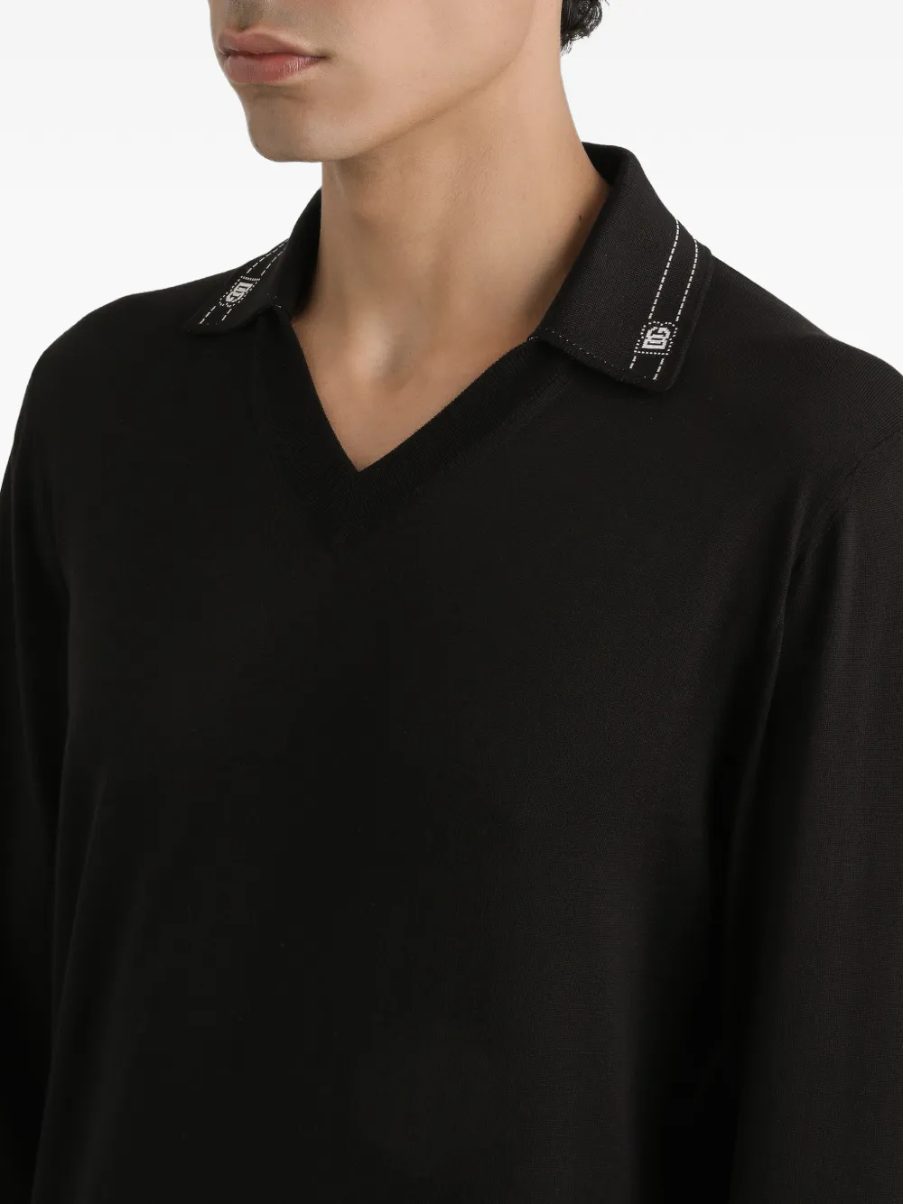 Dolce & Gabbana Top met V-hals Zwart