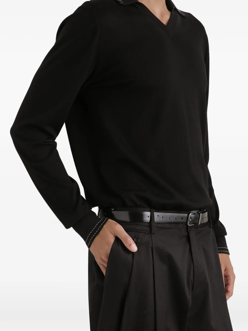 Dolce & Gabbana Top met V-hals Zwart
