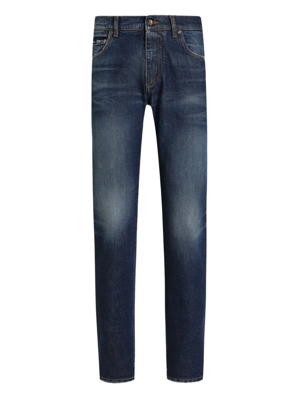Dolce & Gabbana Jeans con applicazione logo - Blu