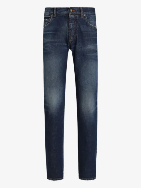 Dolce & Gabbana logo-patch jeans