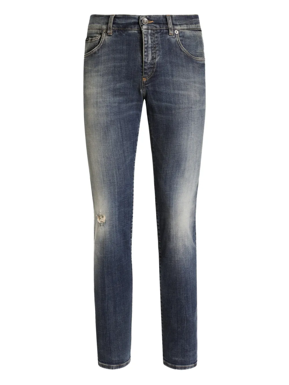 Dolce & Gabbana Jeans con effetto schiarito - Blu