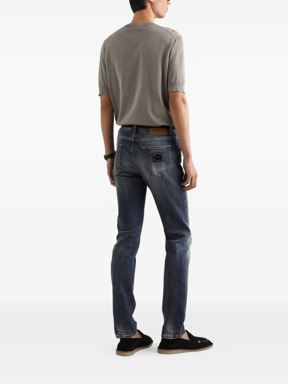 Dolce & Gabbana Jeans met vervaagd effect Blauw