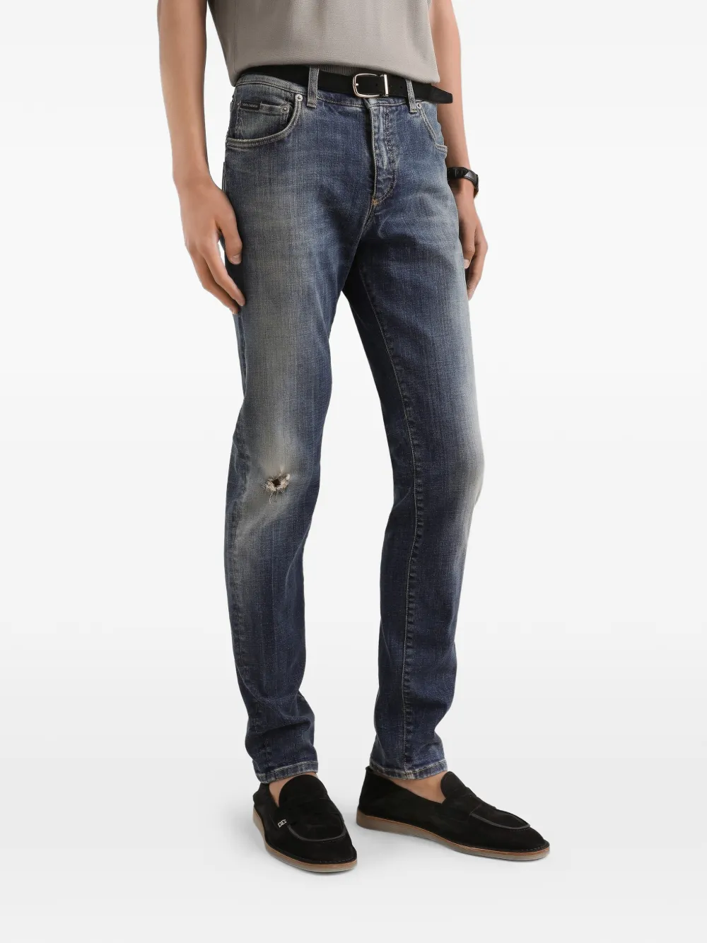 Dolce & Gabbana Jeans met vervaagd effect Blauw