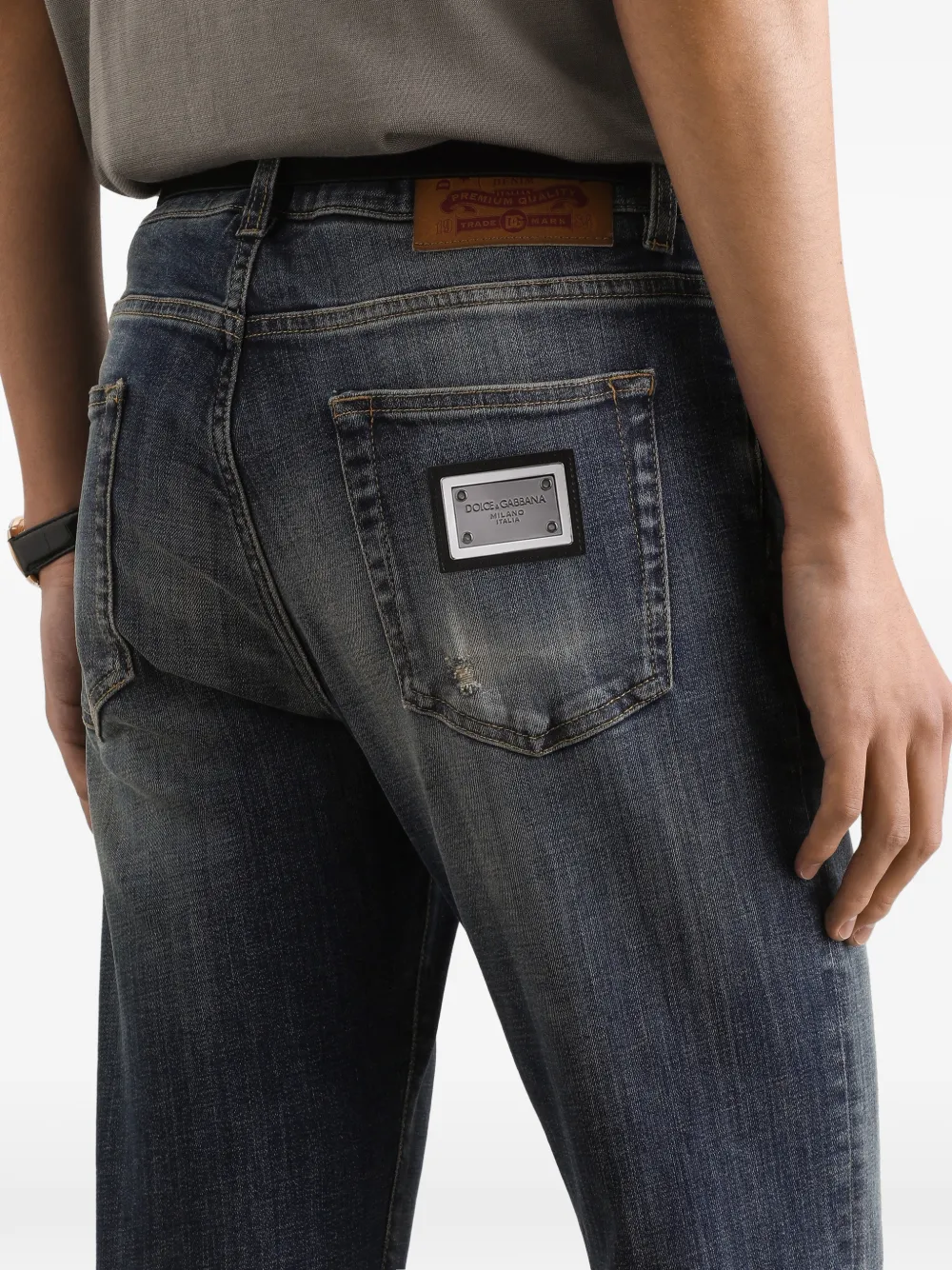 Dolce & Gabbana Jeans met vervaagd effect Blauw
