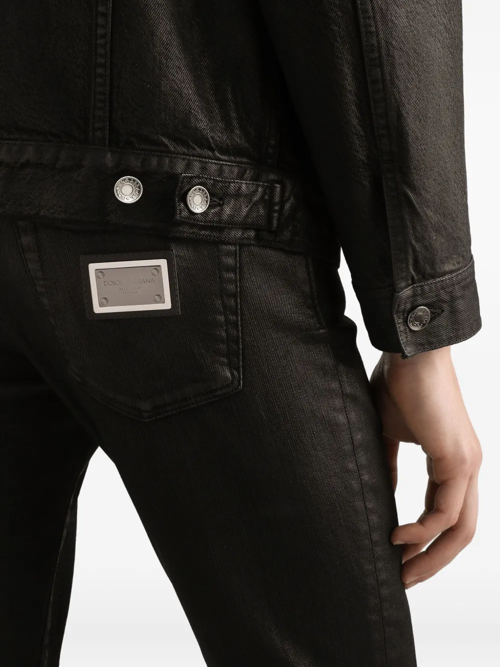 Dolce & Gabbana Jeans met wassing Zwart