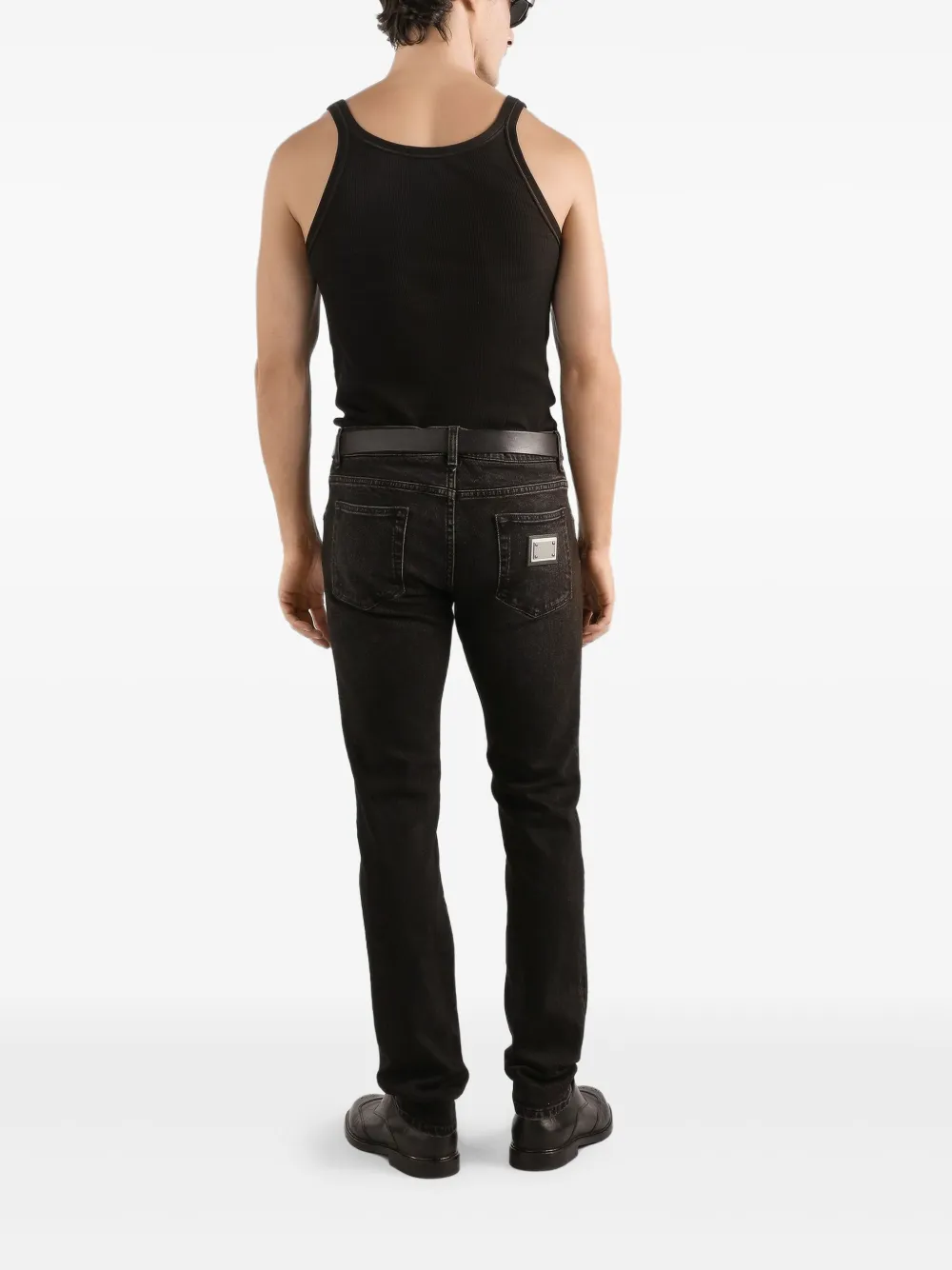 Dolce & Gabbana Jeans met vijf zakken Zwart