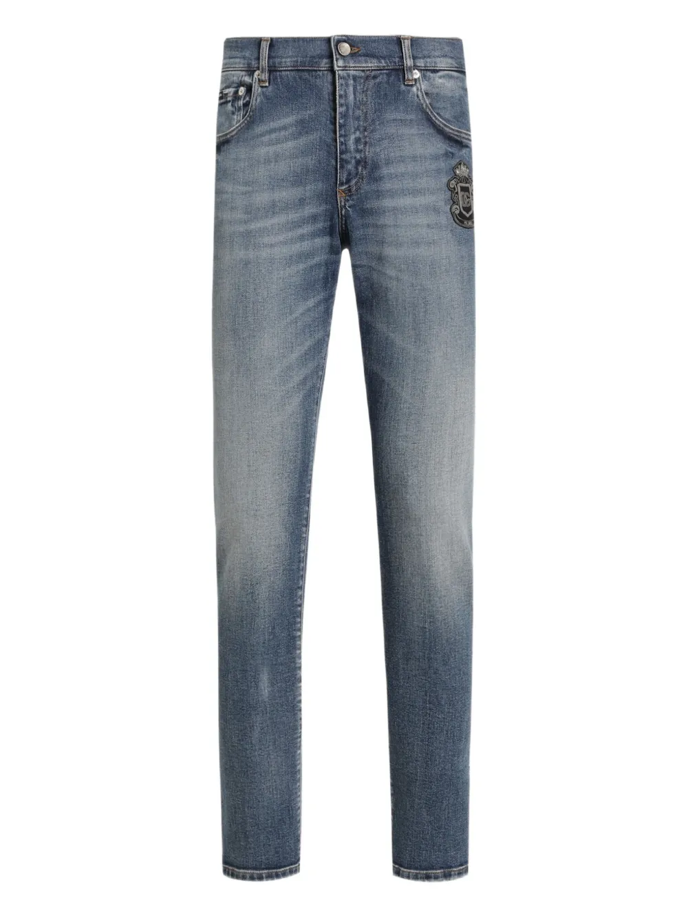 Dolce & Gabbana Jeans con passanti per cintura - Blu