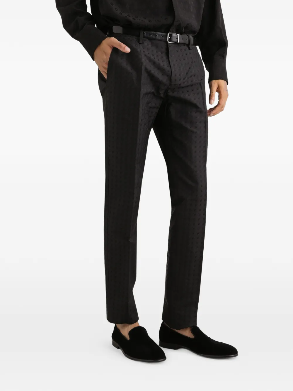 Dolce & Gabbana Broek met patroon Zwart