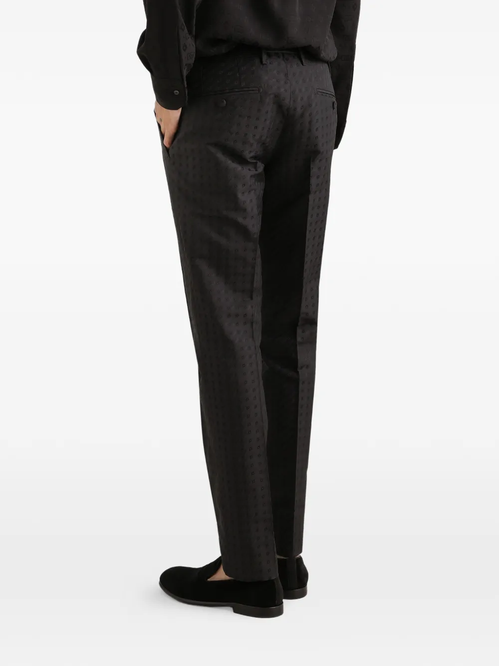 Dolce & Gabbana Broek met patroon Zwart