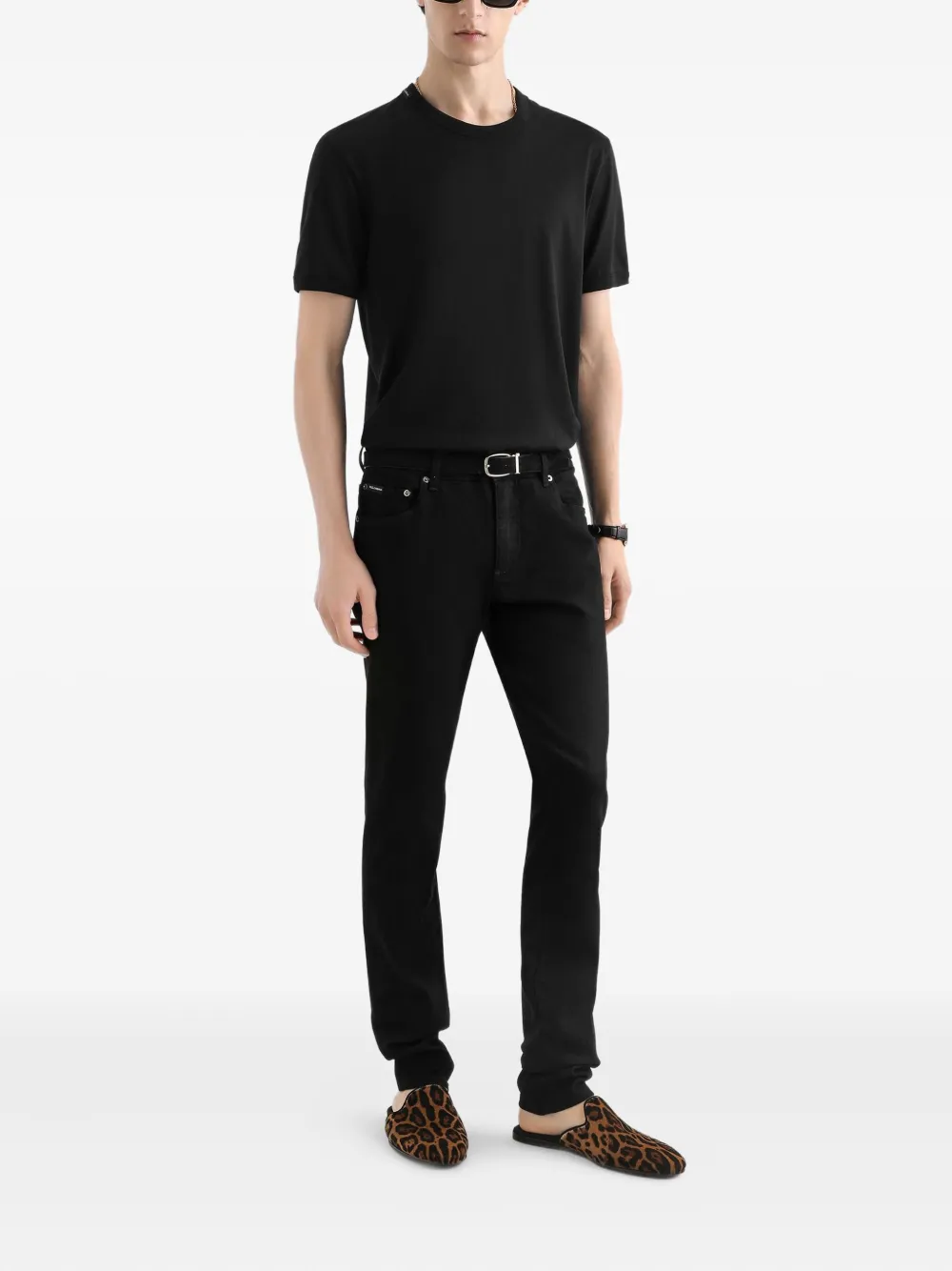 Dolce & Gabbana logo patch denim | Regular & Straight-Leg Jeans | Image 2