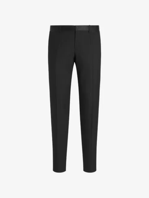 Dolce & Gabbana striped wool jacquard trousers