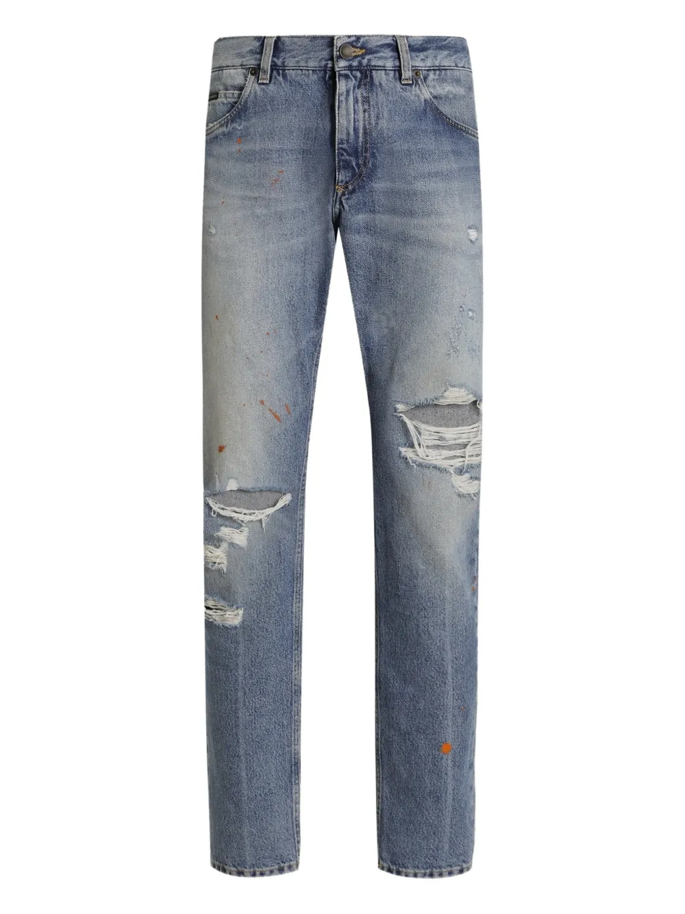 Dolce & Gabbana Jeans con applicazione - Blu