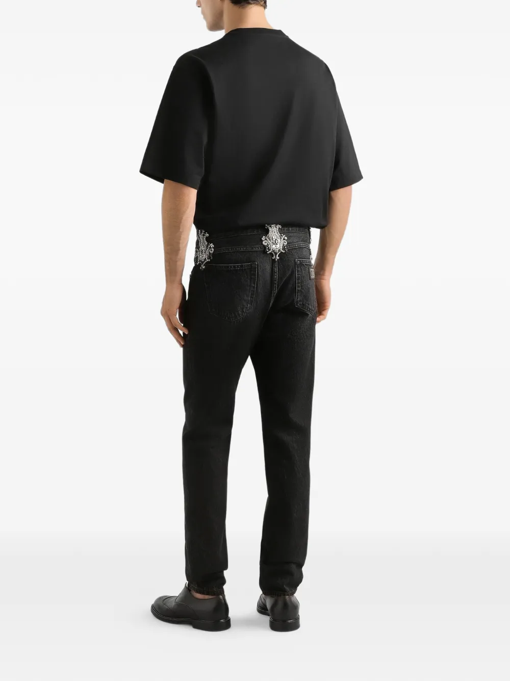 Dolce & Gabbana Jeans met vijf zakken Zwart