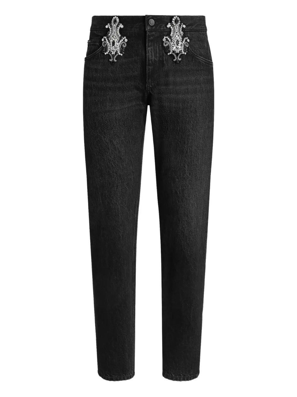 Dolce & Gabbana Jeans con decorazione - Nero